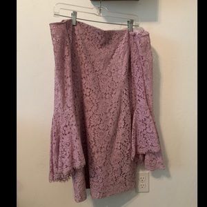 WORN ONCE!! Off-the-shoulder dress